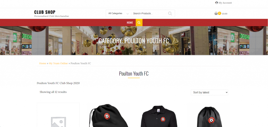 Club Shop – Poulton FC